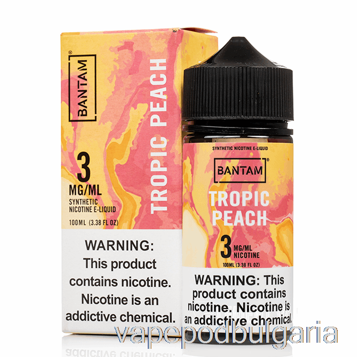 Vape Течности Tropic Peach - Bantam Vape - 100ml 3mg